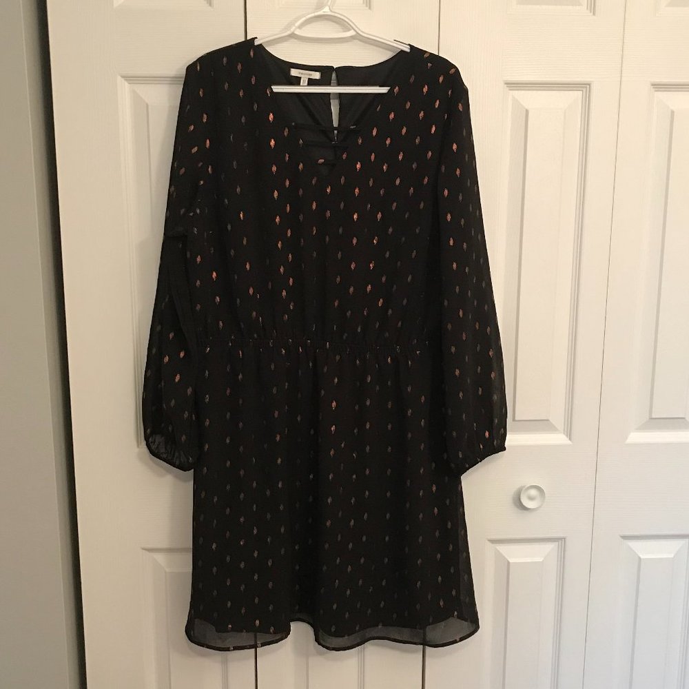 Maurices Black and Copper Dress